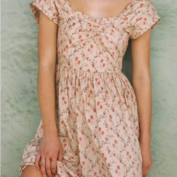 Christy Dawn Floral Cream Dress - Picture 3 of 7